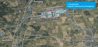 Erdinger Ringschluss – Abschnitt B1: Flughafen-Schwaigerloh Erdinger Ringschluss – Abschnitt B1: Flughafen-Schwaigerloh
